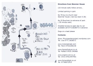 Directions from Stanmer village